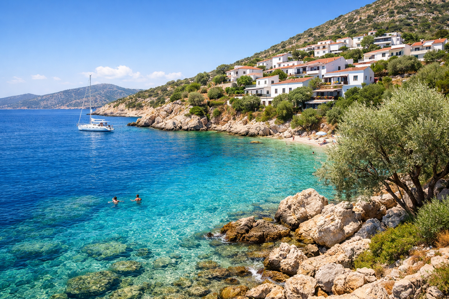 Ege Bolgesi sahil gorunumu