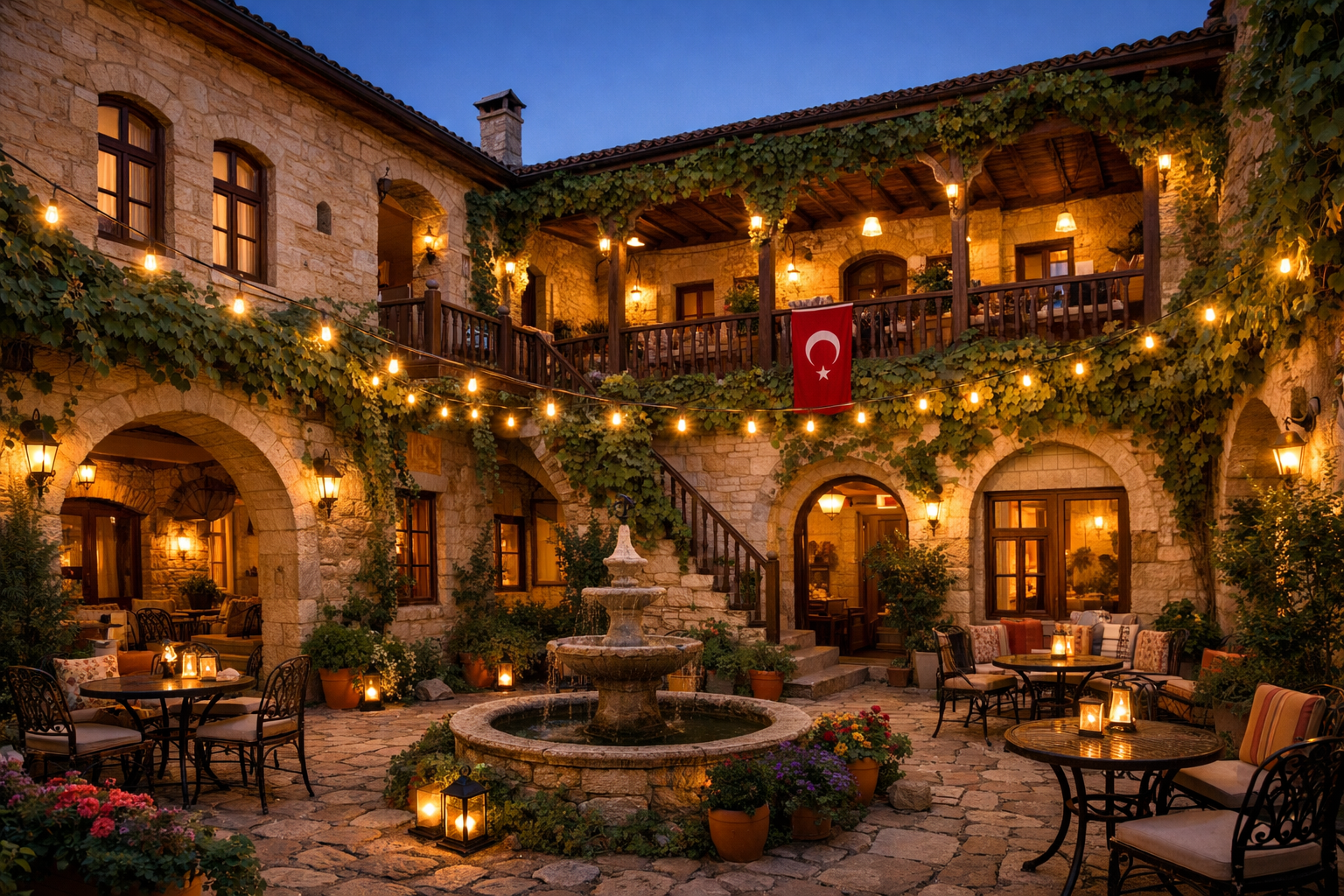 Turkiye'de geleneksel konaklama ornegi