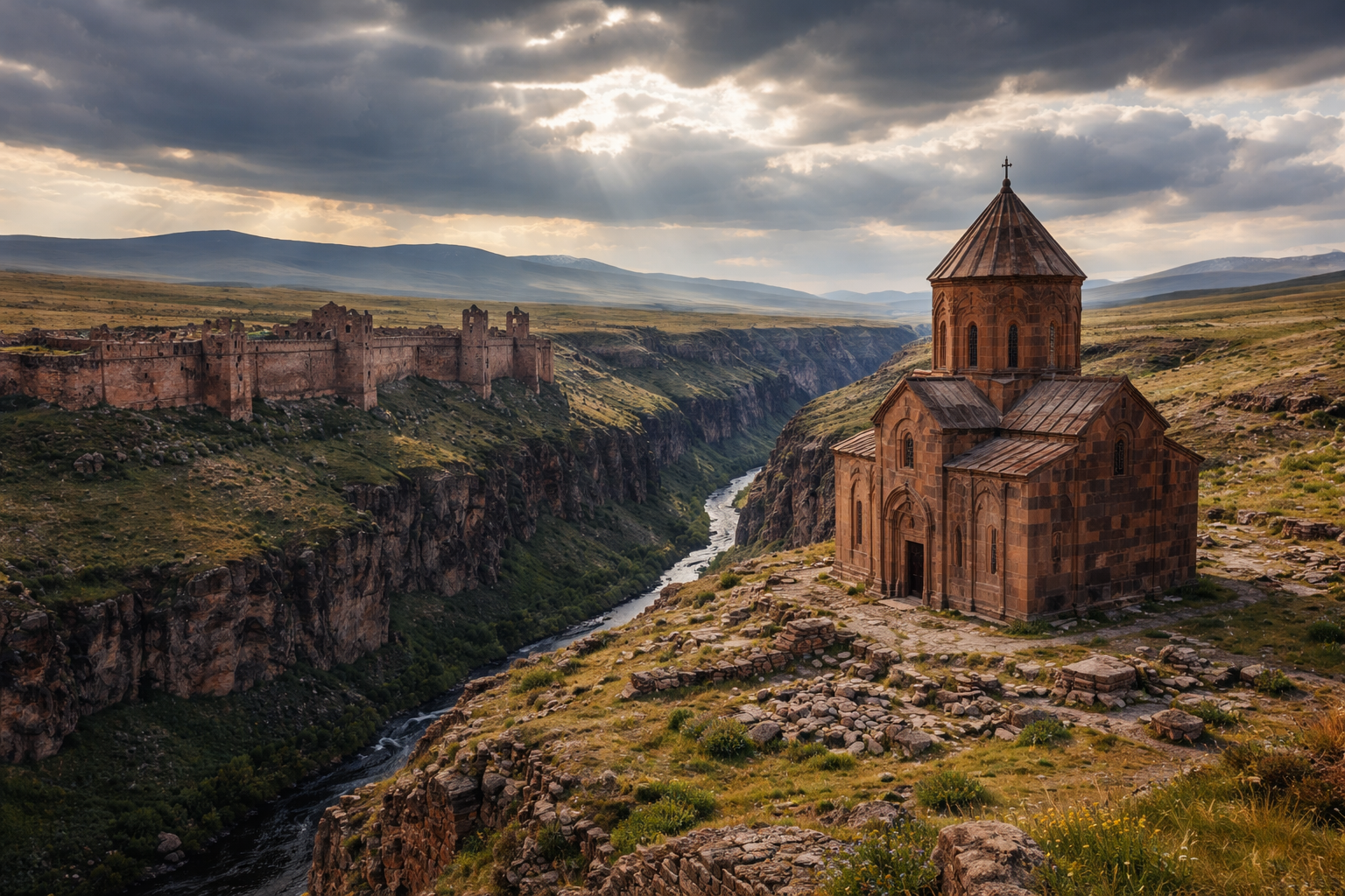 Dogu Anadolu Ani Harabeleri gorunumu