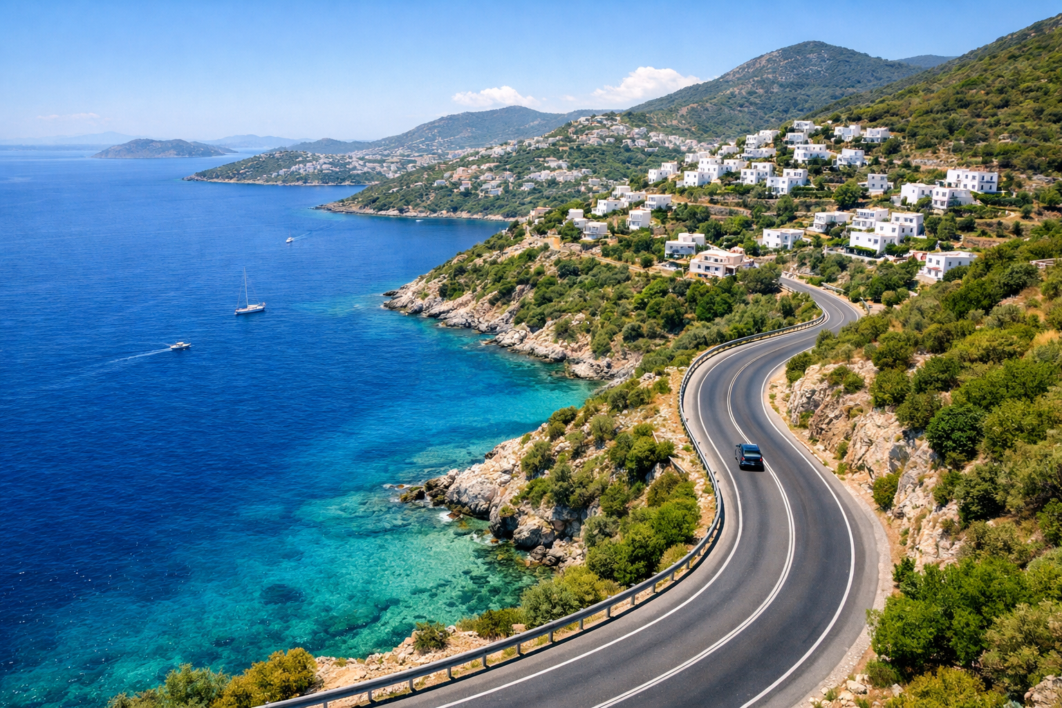 Ege sahil hatti gorunumu